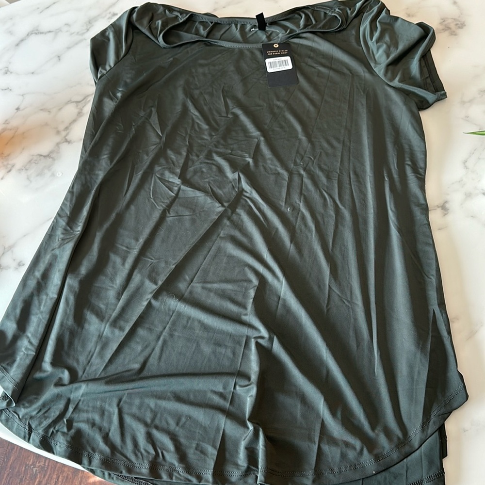 Green shirt